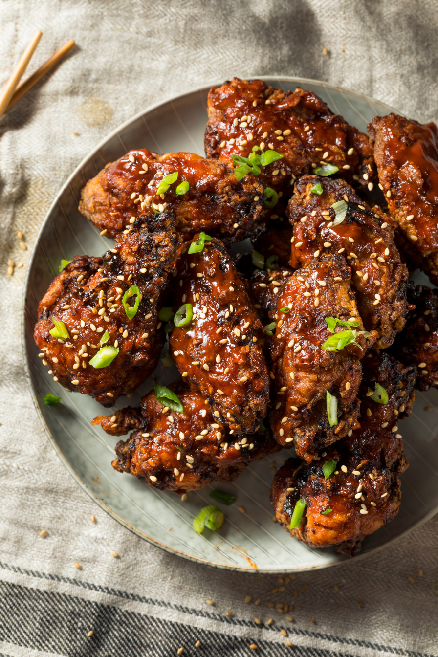 Homemade Spicy Korean Chicken Wings